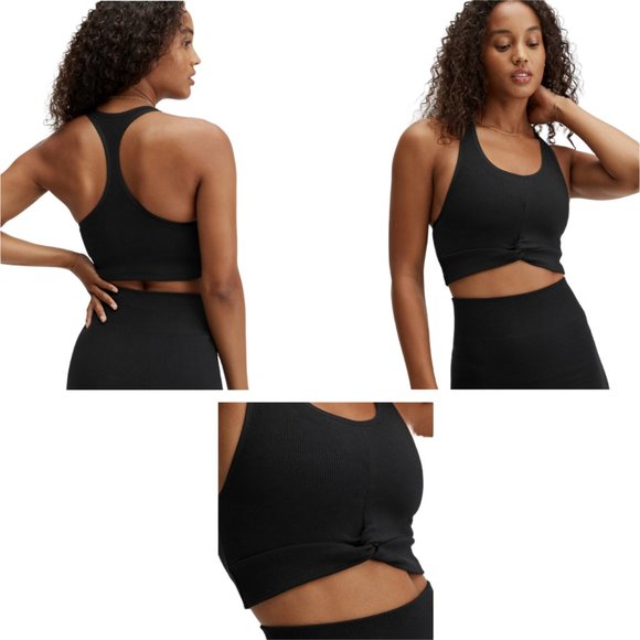 Kira Grace Leopard Leggings with FREE Seamless Knotted Midi Bra - both size: Med - Picture 9 of 13